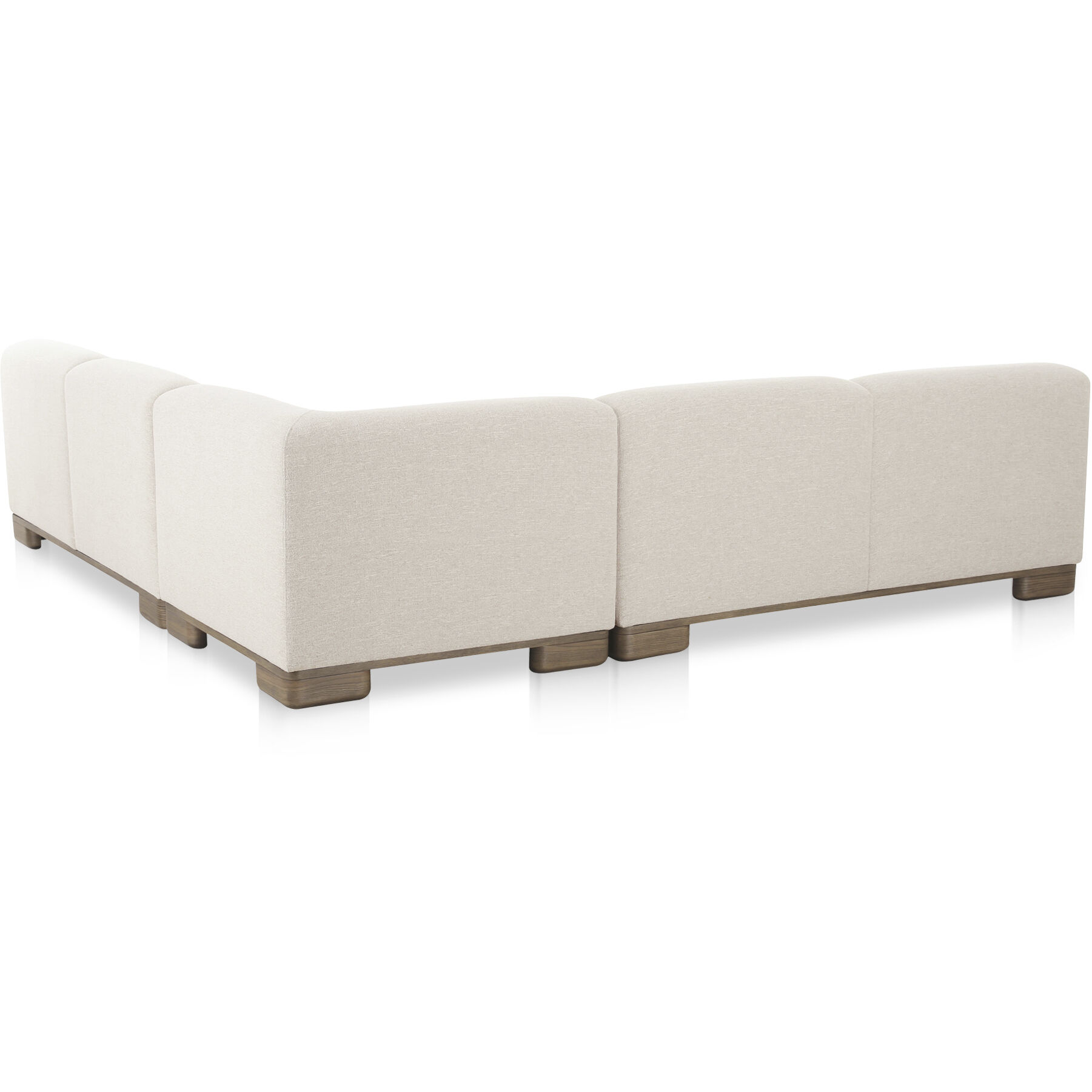 June Beige Modular Sectional, Corner
